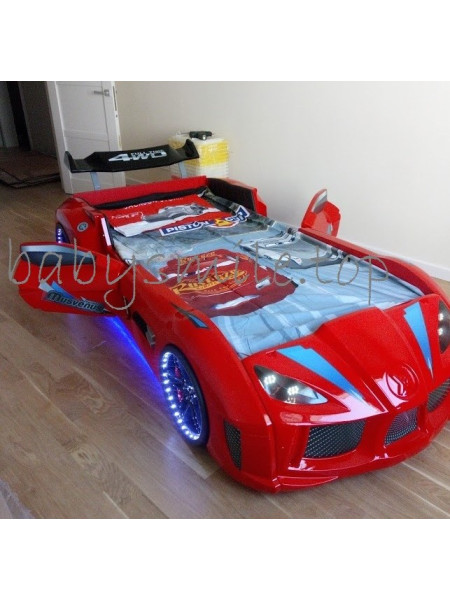 Ліжко машинка Audi червона Туреччина Ліжко машинка Audi червона Туреччина